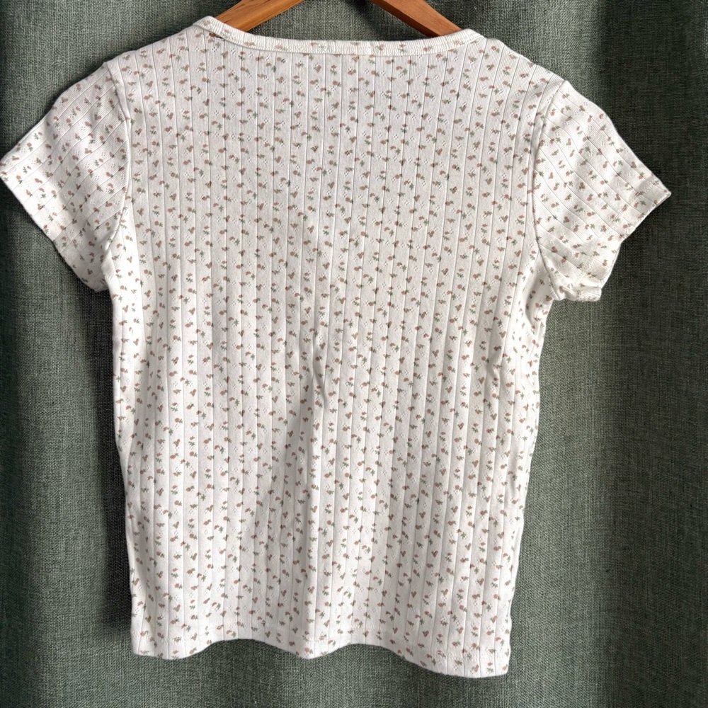 J Galt Floral Baby Tee - one size/small - Picture 2 of 5